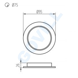 Kanlux TAVO LED DO 5W-NW